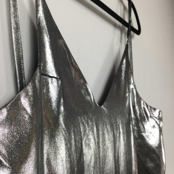 Nasty Gal Alloy About Eve Metallic Maxi Dress - Picture 4 of 6